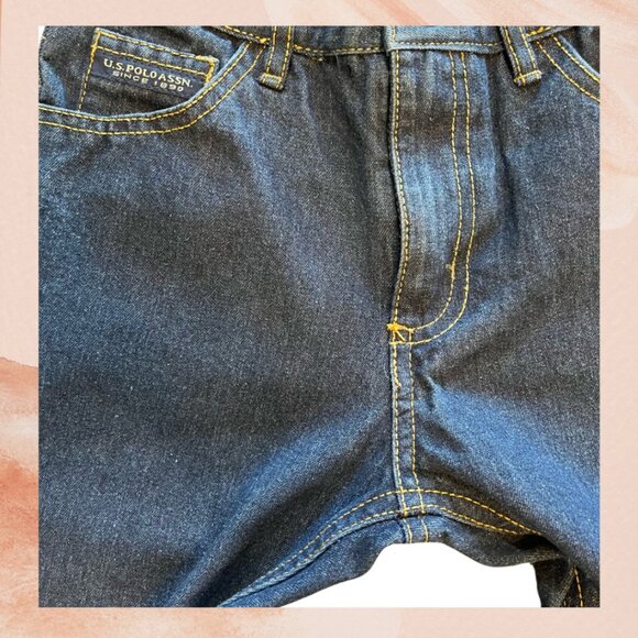 U.S. Polo Assn. Dark Wash Straight Leg Jeans - Picture 2 of 4